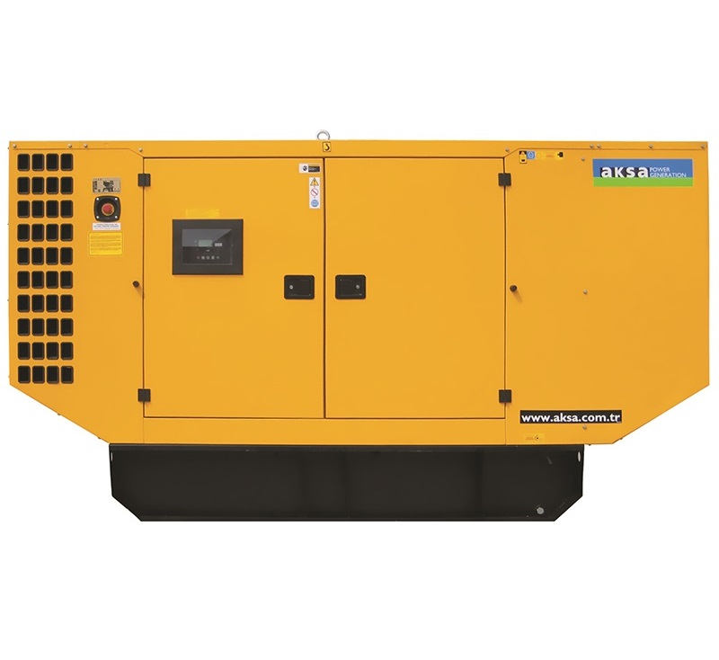 Дизельный генератор Aksa APD-72P в кожухе