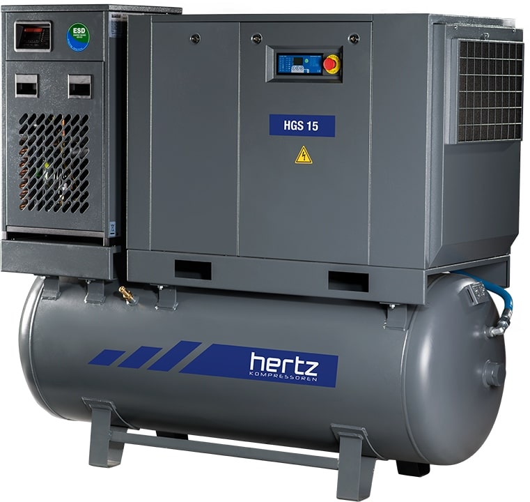 Винтовой компрессор Hertz HGS 11-13 500 Compact