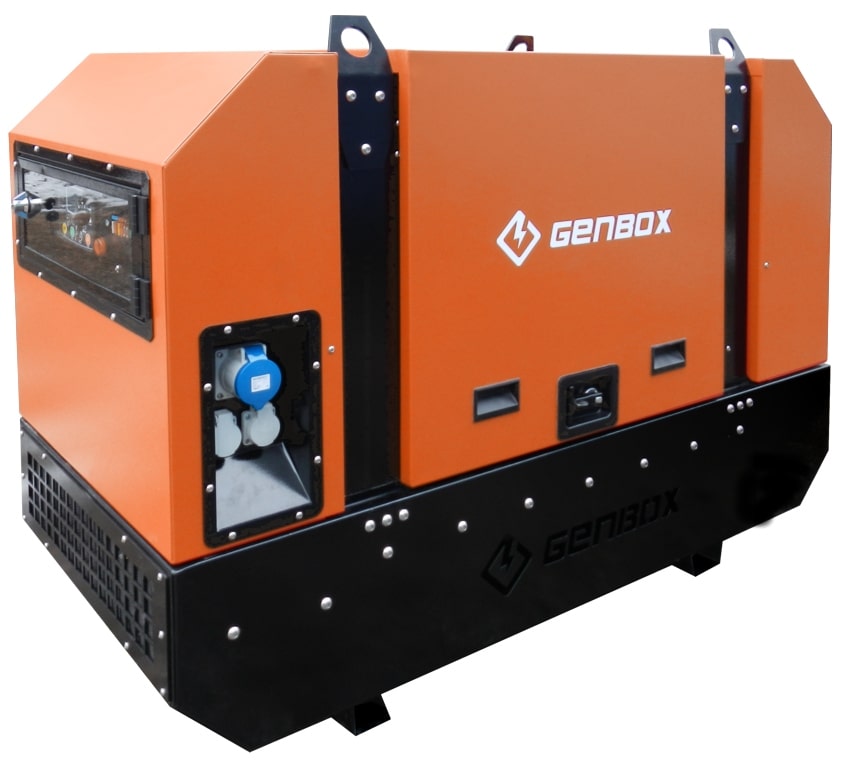 Дизельный генератор GENBOX JD120 в кожухе
