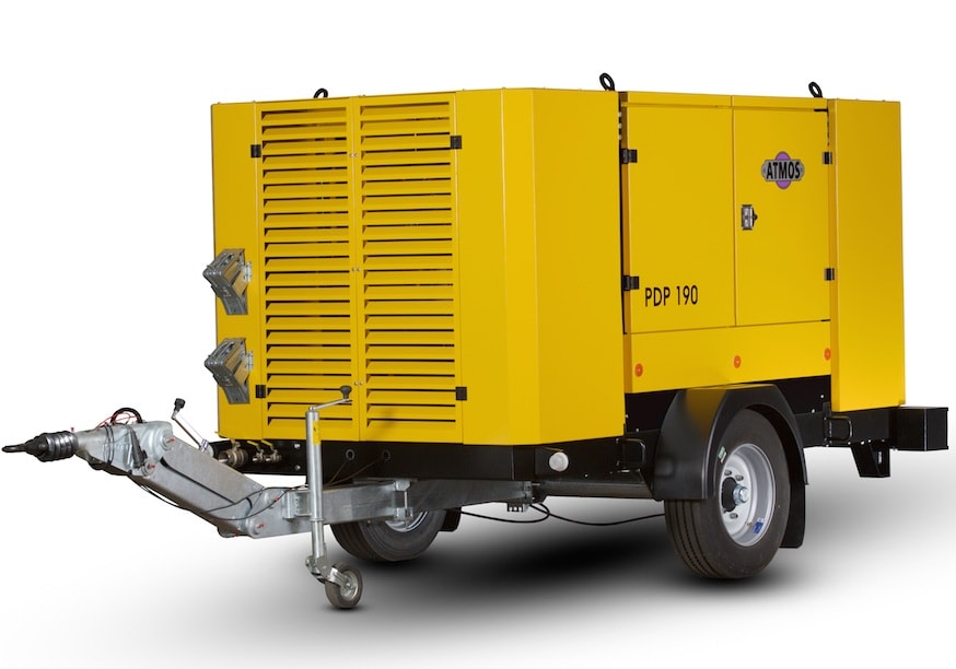 Дизельный компрессор Atmos PDP 190 10 фикс без тормоза