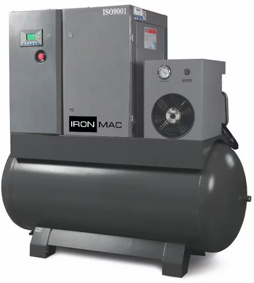 Винтовой компрессор IRONMAC IC 30/10 AM VSD DF 500L