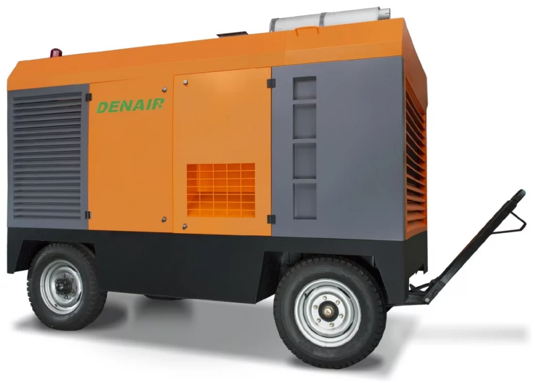 Дизельный компрессор Denair DACY-15/10 (на шасси)