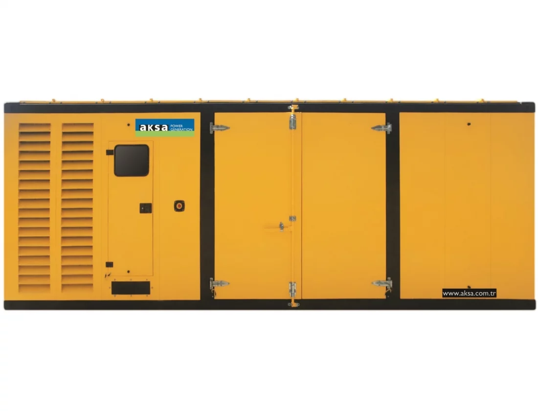 Дизельный генератор Aksa AP 1125 в кожухе