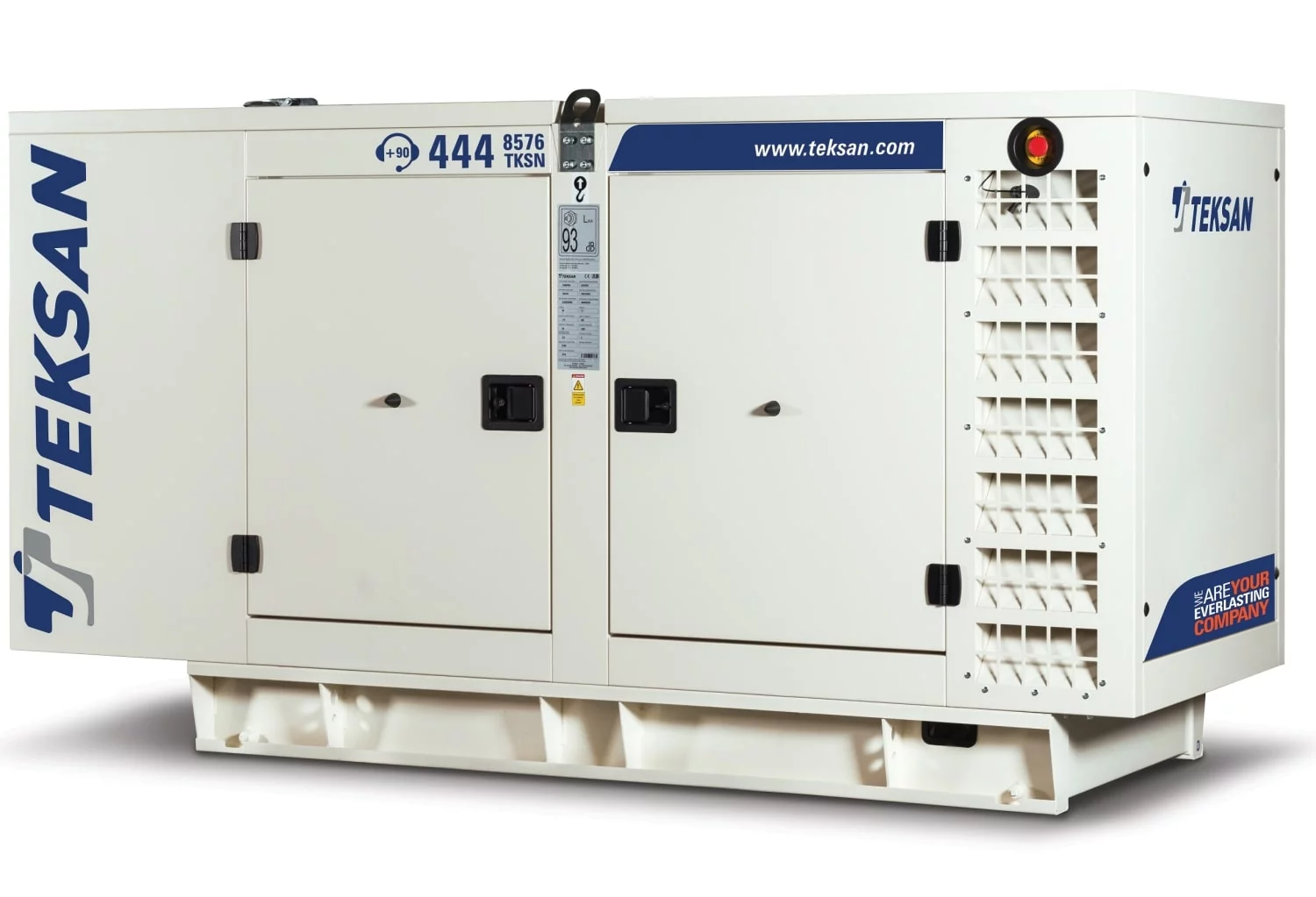 Дизельный генератор Teksan TJ830DW5C в кожухе