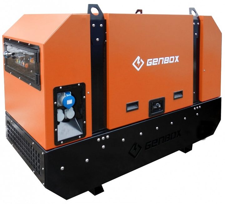 Дизельный генератор GENBOX JD80 в кожухе