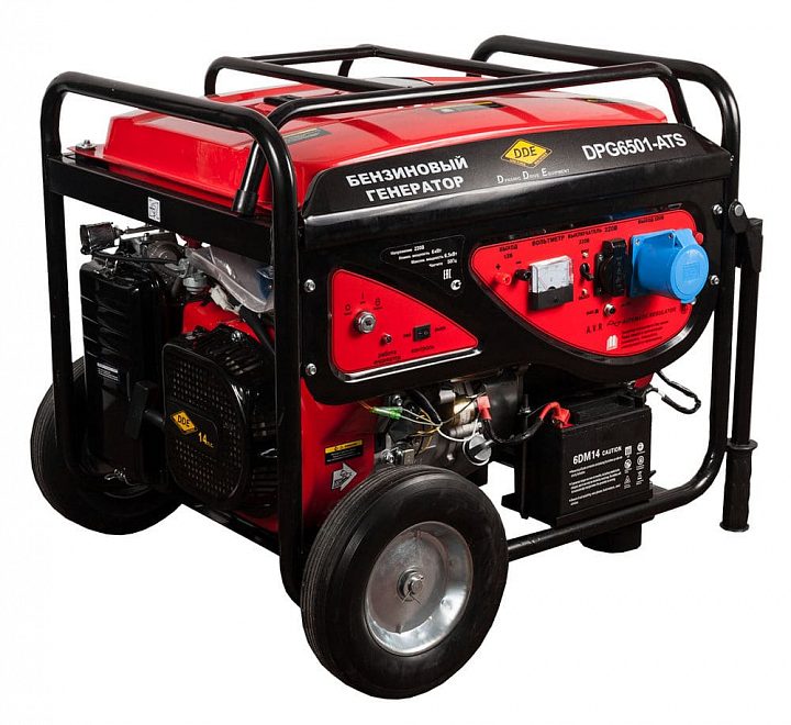 Бензиновый генератор DDE DPG6501E-ATS