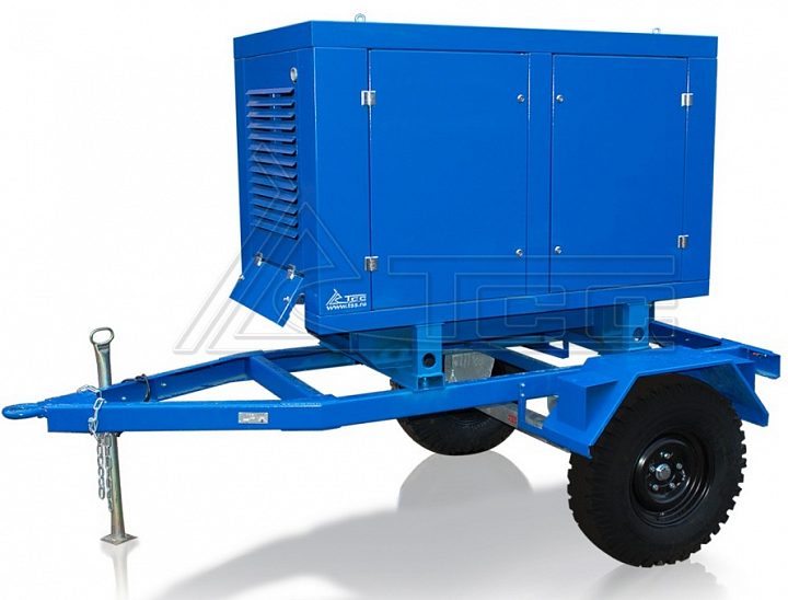 Дизельный генератор ТСС АД-30С-Т400-2РПМ1 на шасси с АВР