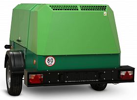 Дизельный компрессор Dalgakiran PDP 65-12 (фикс без тормоза) — фото 4