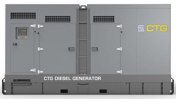 Дизельный генератор CTG 1100С в кожухе с АВР