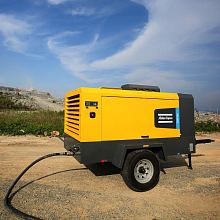 Дизельный компрессор Atlas Copco XAHS 400 PACE 7 на шасси — фото 3