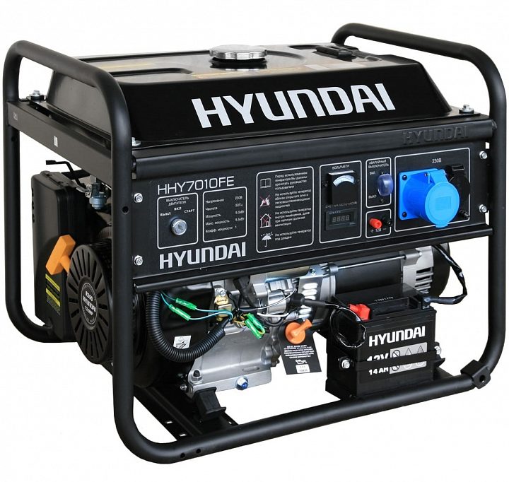 Бензиновый генератор Hyundai HHY 7010FE