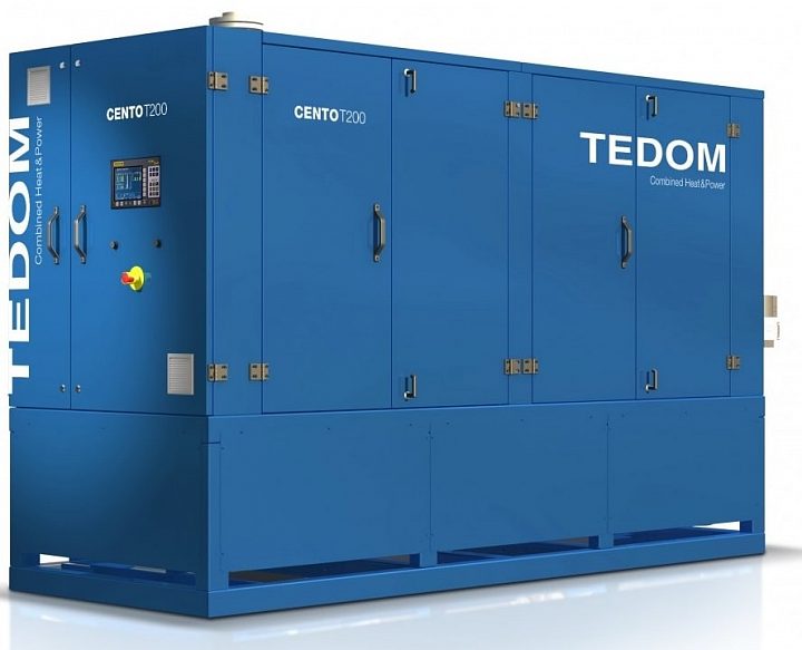 Газовый генератор Tedom Quanto D2000 в кожухе