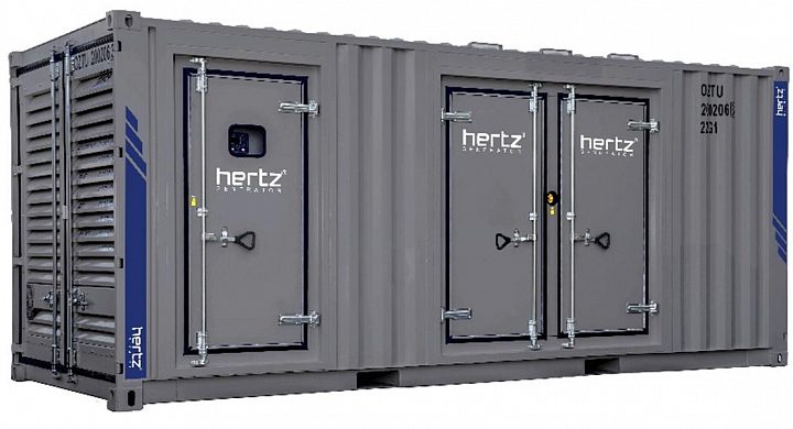 Дизельный генератор Hertz HG 1900 BC в кожухе