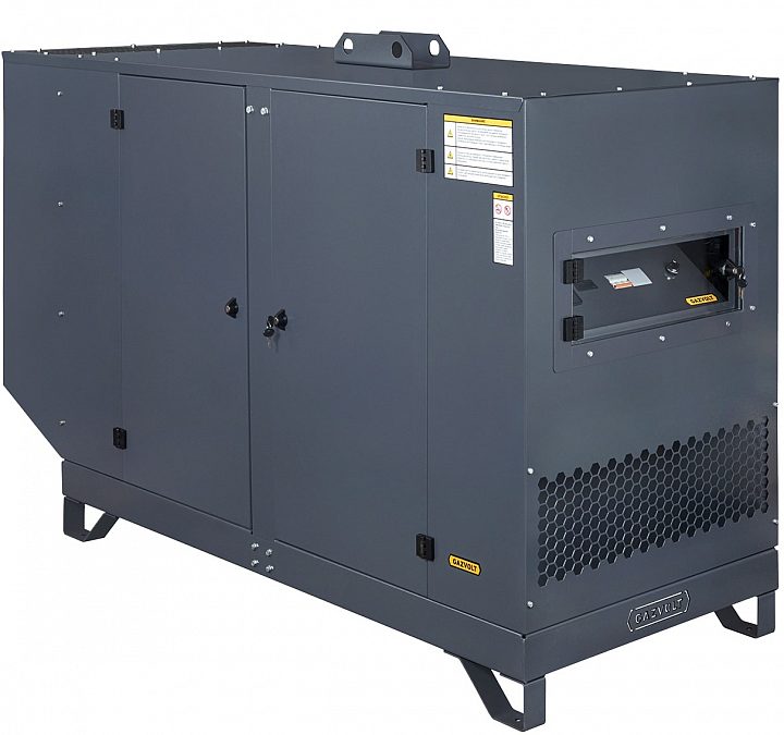Газовый генератор Gazvolt 50T32 в кожухе с АВР