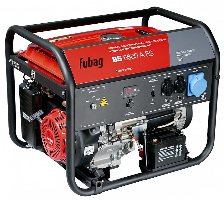 Бензиновый генератор Fubag BS 6600 А ES с АВР