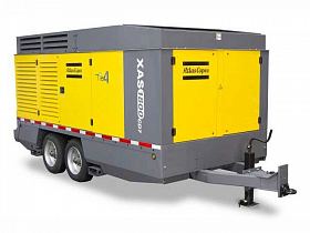 Дизельный компрессор Atlas Copco XAVS 1800CD на шасси — фото 1