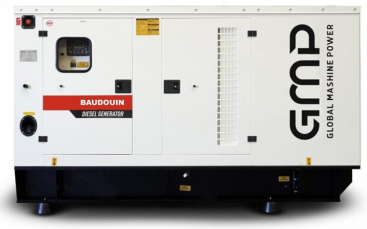Дизельный генератор Baudouin GMP 150BM в кожухе
